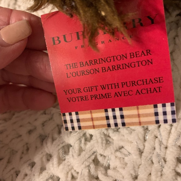 Burberry Check Sweater Teddy Bear Still Has Tag - Picture 7 of 16